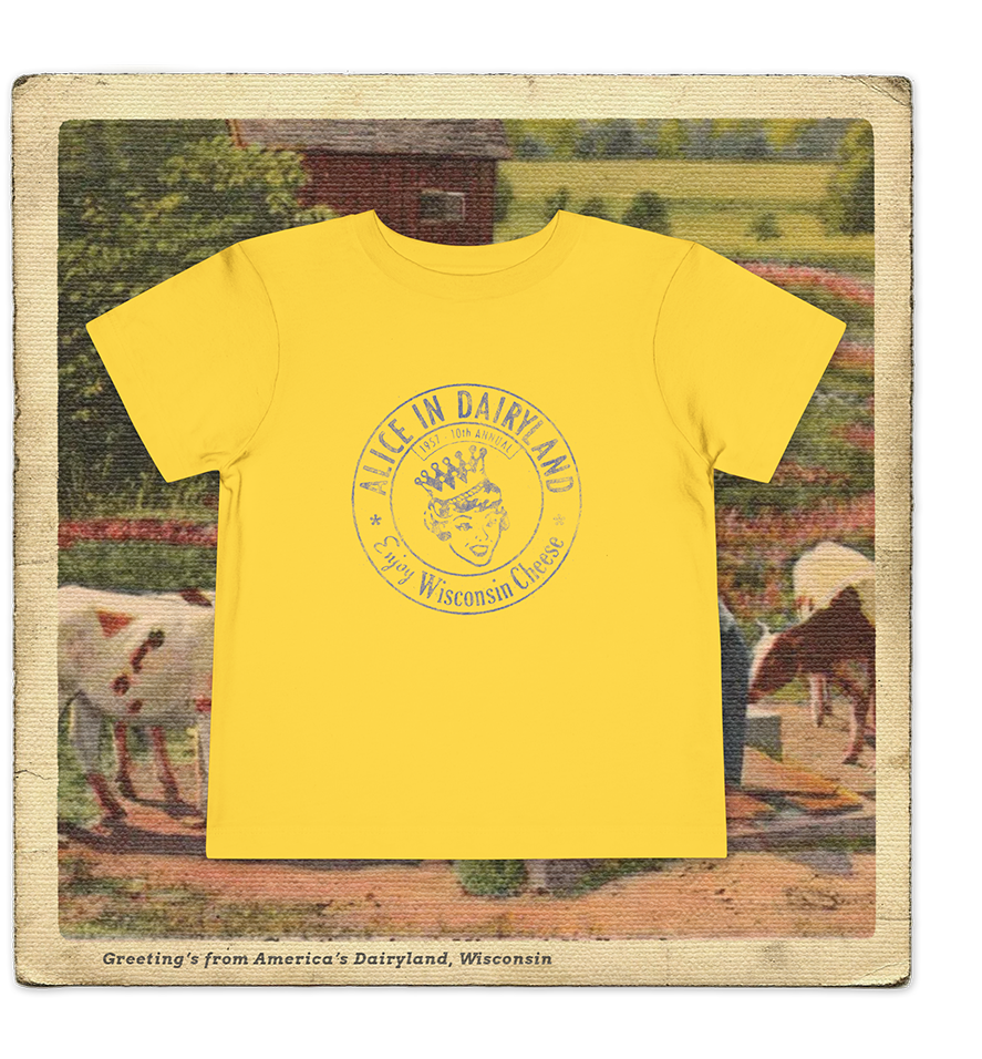 Alice in Dairyland 1957 Toddler Tee