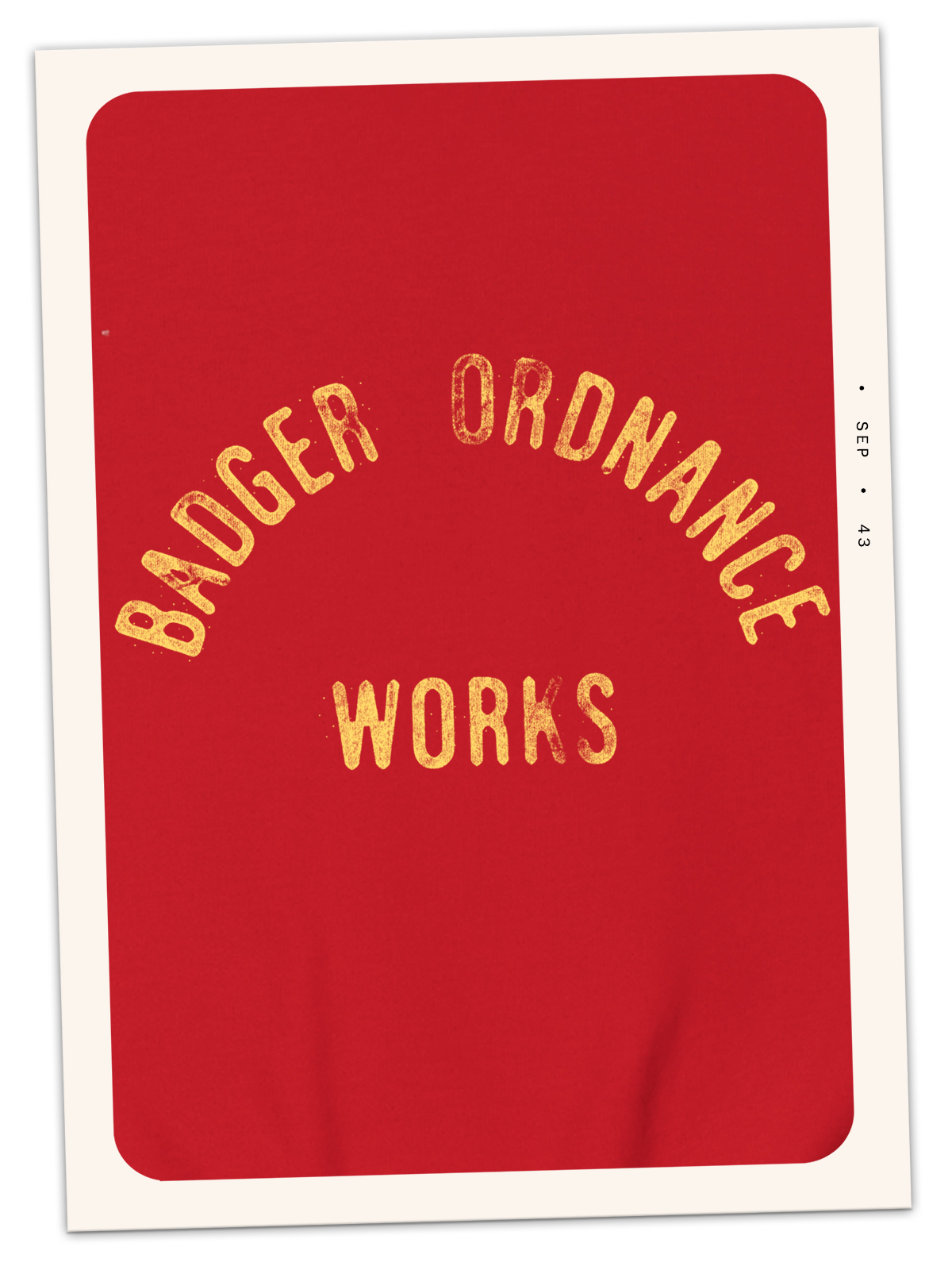 Badger Ordnance Works Adult Crewneck Sweatshirt