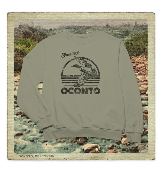 Oconto Since 1869 Adult Crewneck Sweatshirt