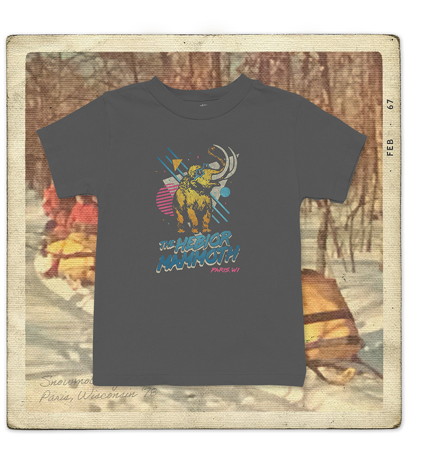 The Hebior Mammoth, Paris, WI Toddler Tee