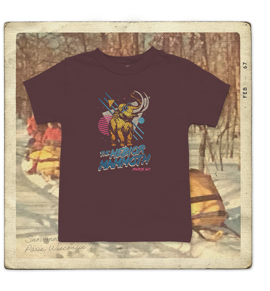 The Hebior Mammoth, Paris, WI Toddler Tee