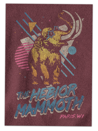 The Hebior Mammoth Paris Wisconsin Tee Maroon Color Photo
