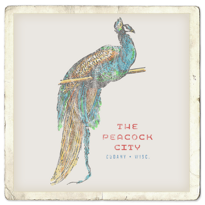 The Peacock City, Cudahy WISC Adult Tee