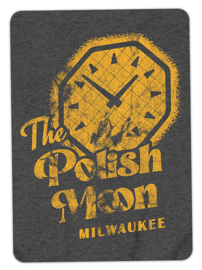 The Polish Moon, Milwaukee Adult Crewneck Sweatshirt