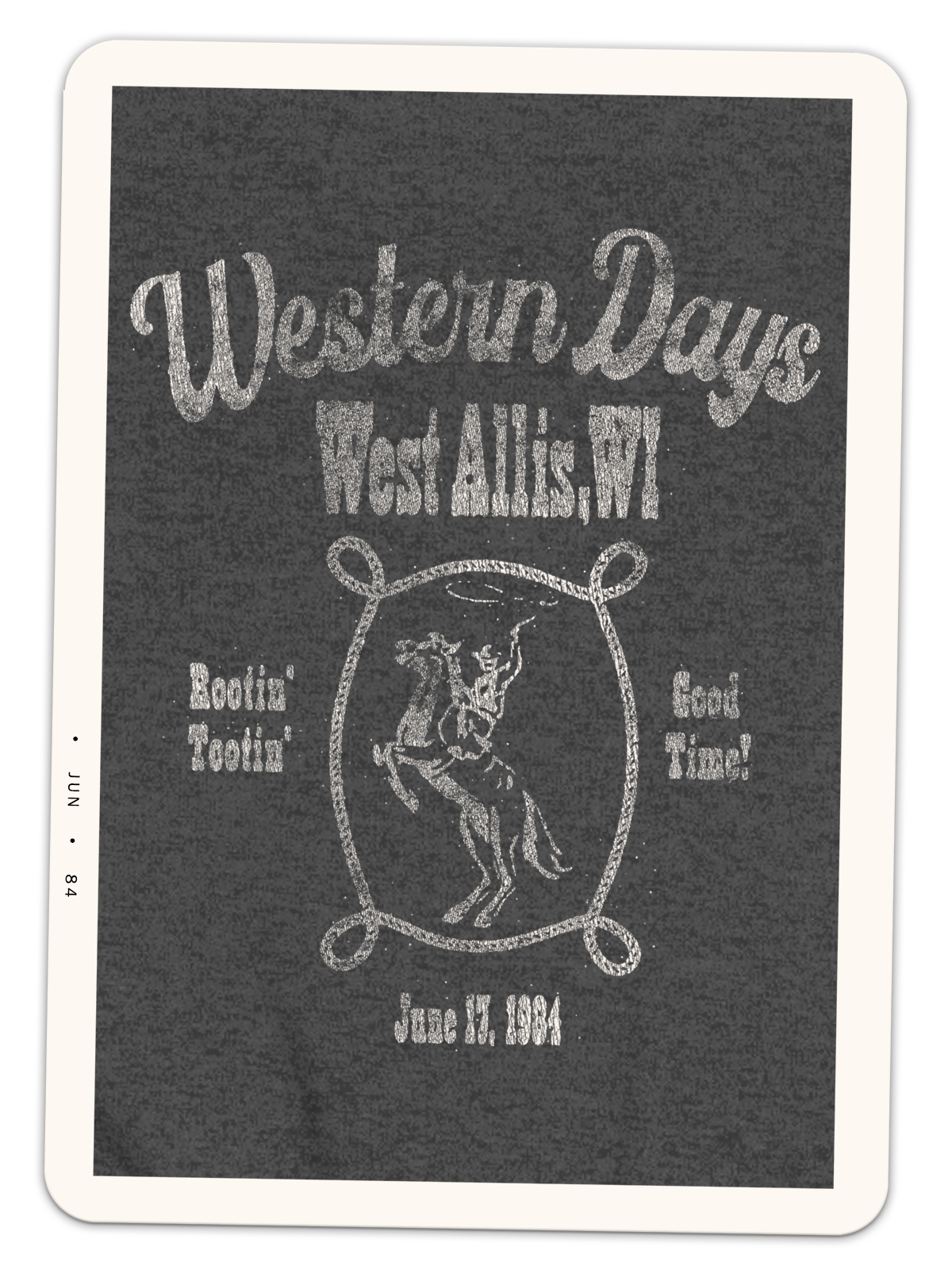 West Allis Western Days 1984 Crewneck Adult Sweatshirt