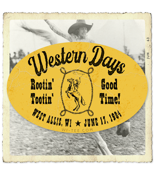 West Allis Western Days 1984 Sticker