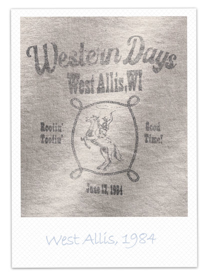West Allis Western Days 1984 Adult Tee
