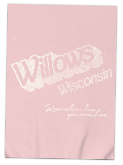 Willows, Wisconsin, Remember Where you Come from Adult Crewneck Sweatshirt