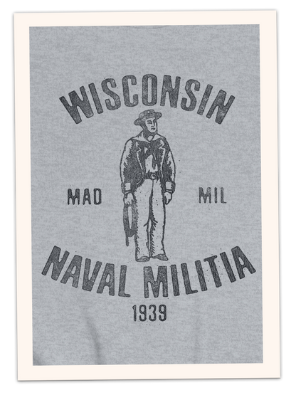 Wisconsin Naval Militia 1939 Adult Crewneck Sweatshirt