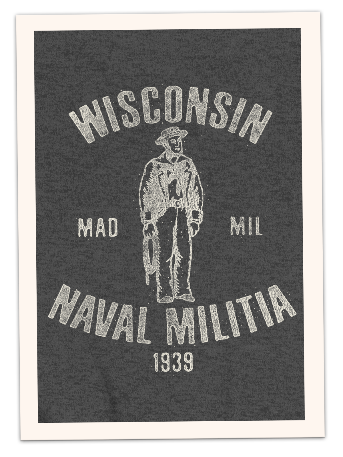 Wisconsin Naval Militia 1939 Adult Crewneck Sweatshirt