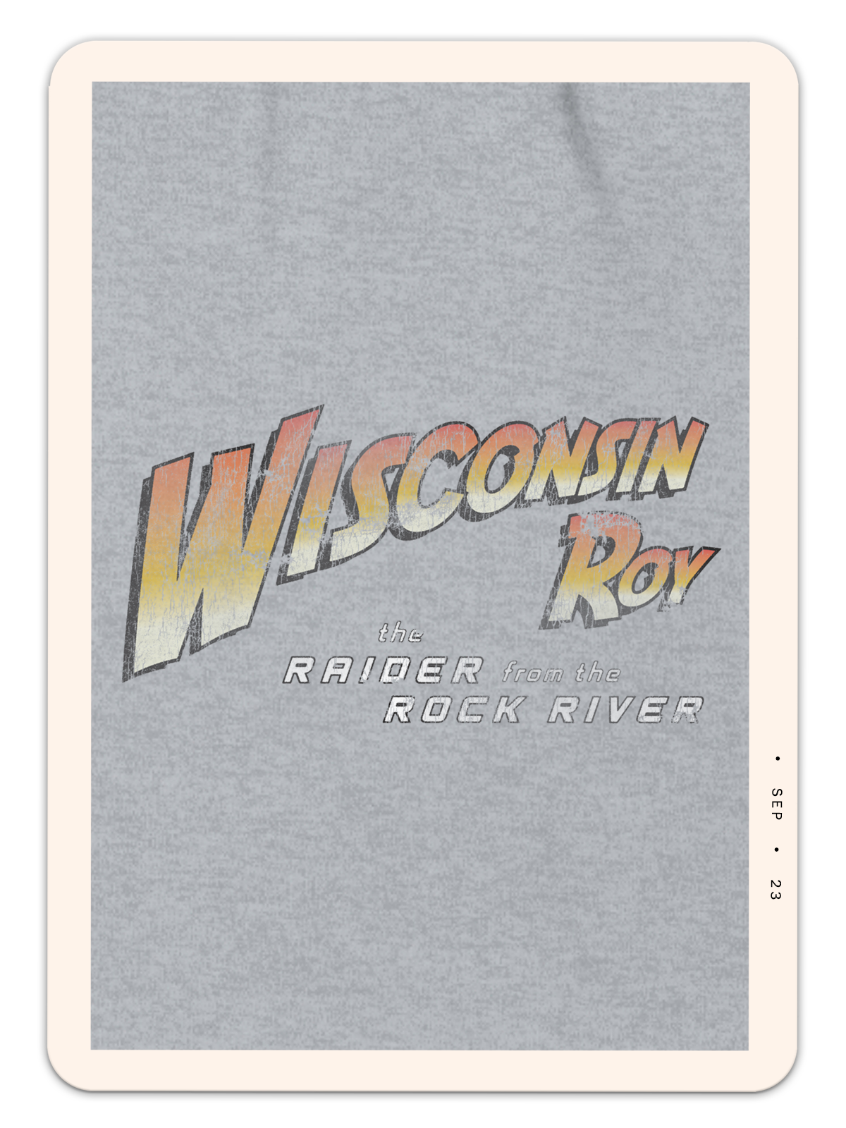 Wisconsin Roy, The Raider from the Rock River Adult Crewneck Sweatshirt