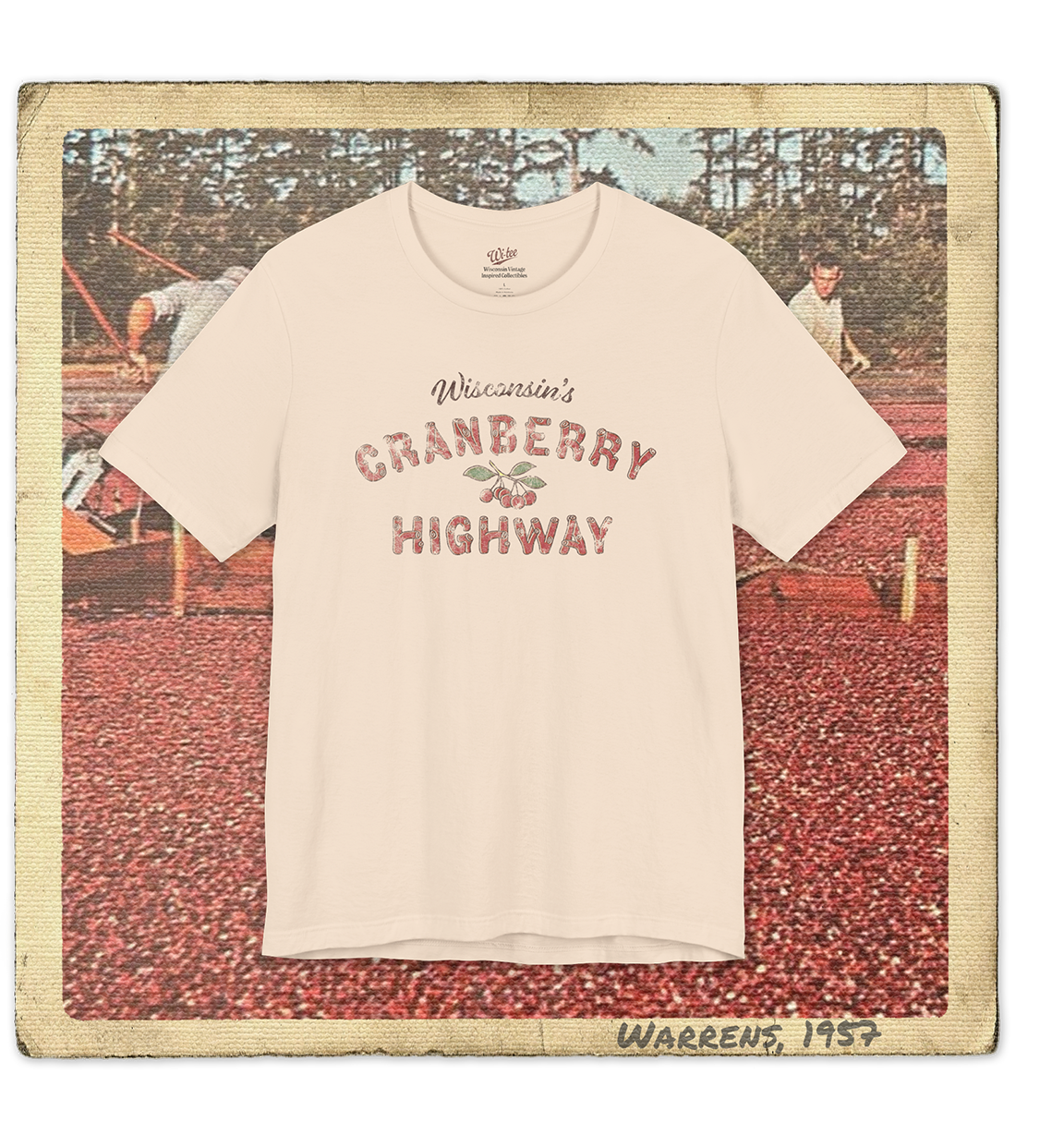 Wisconsin's Cranberry Highway Adult Tee