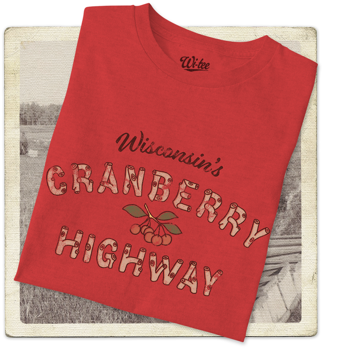 Wisconsin's Cranberry Highway Toddler Tee