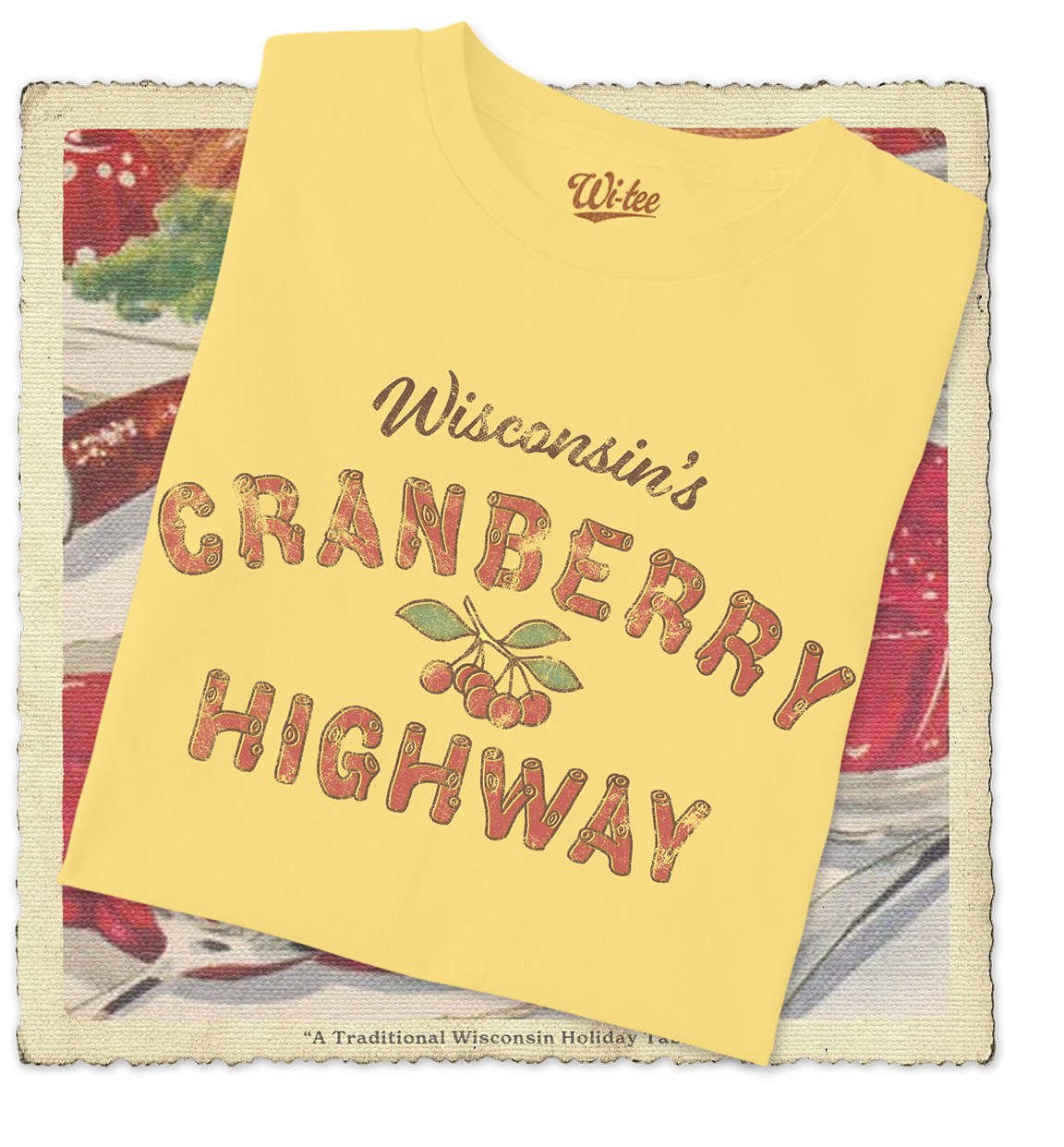 Wisconsin's Cranberry Highway Youth Tee