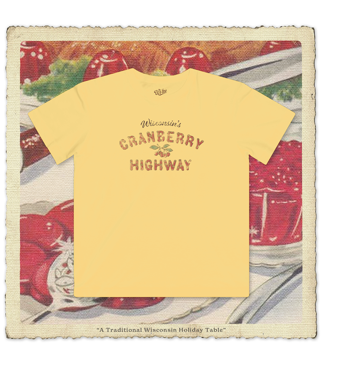 Wisconsin's Cranberry Highway Youth Tee