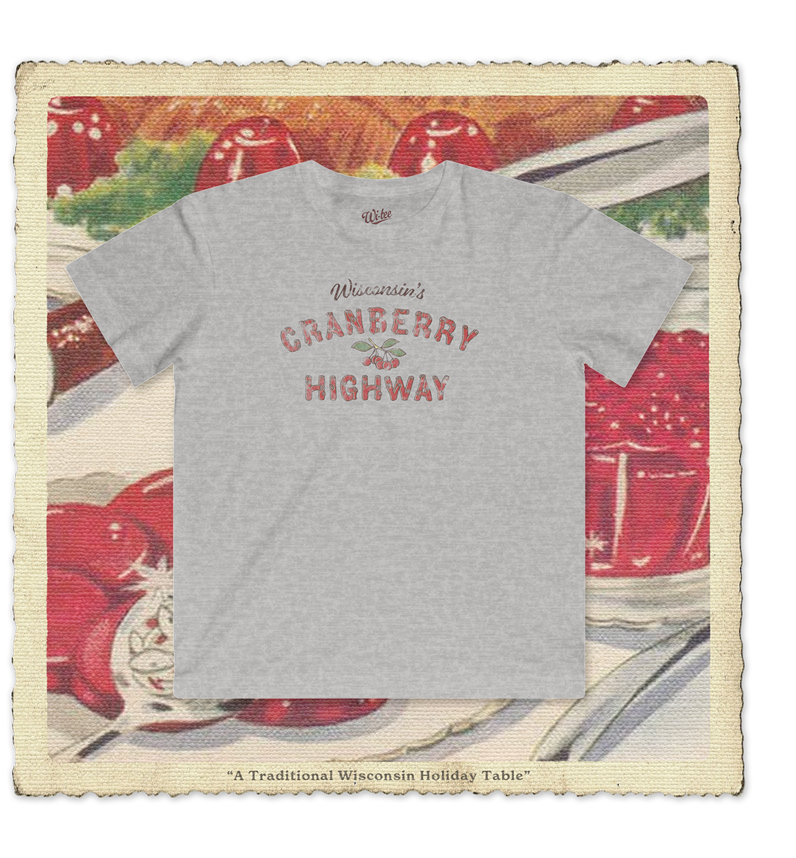 Wisconsin's Cranberry Highway Youth Tee