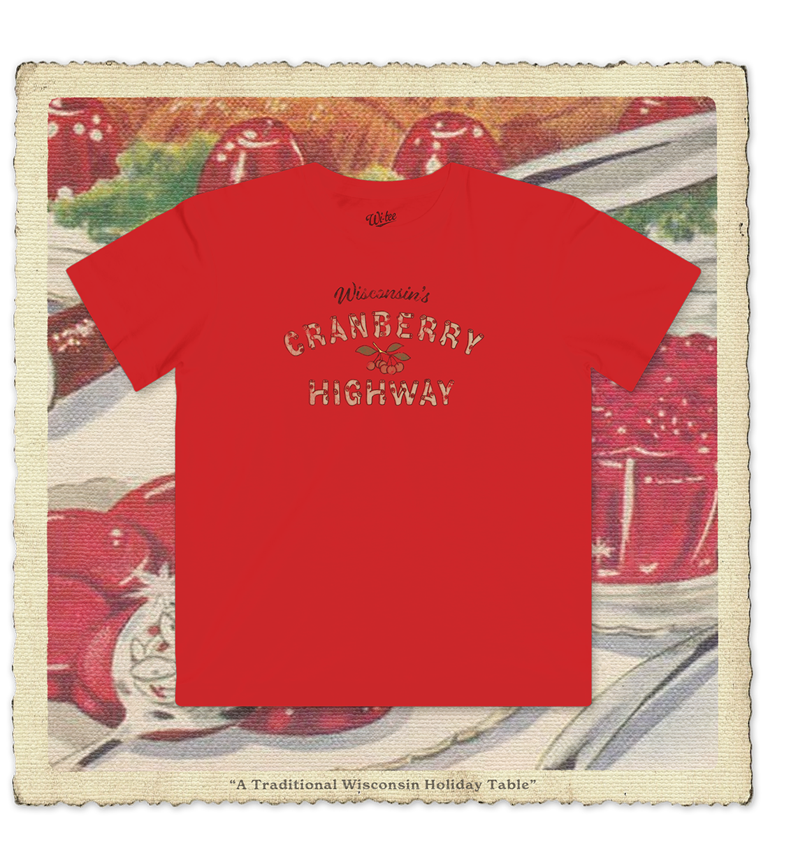 Wisconsin's Cranberry Highway Youth Tee
