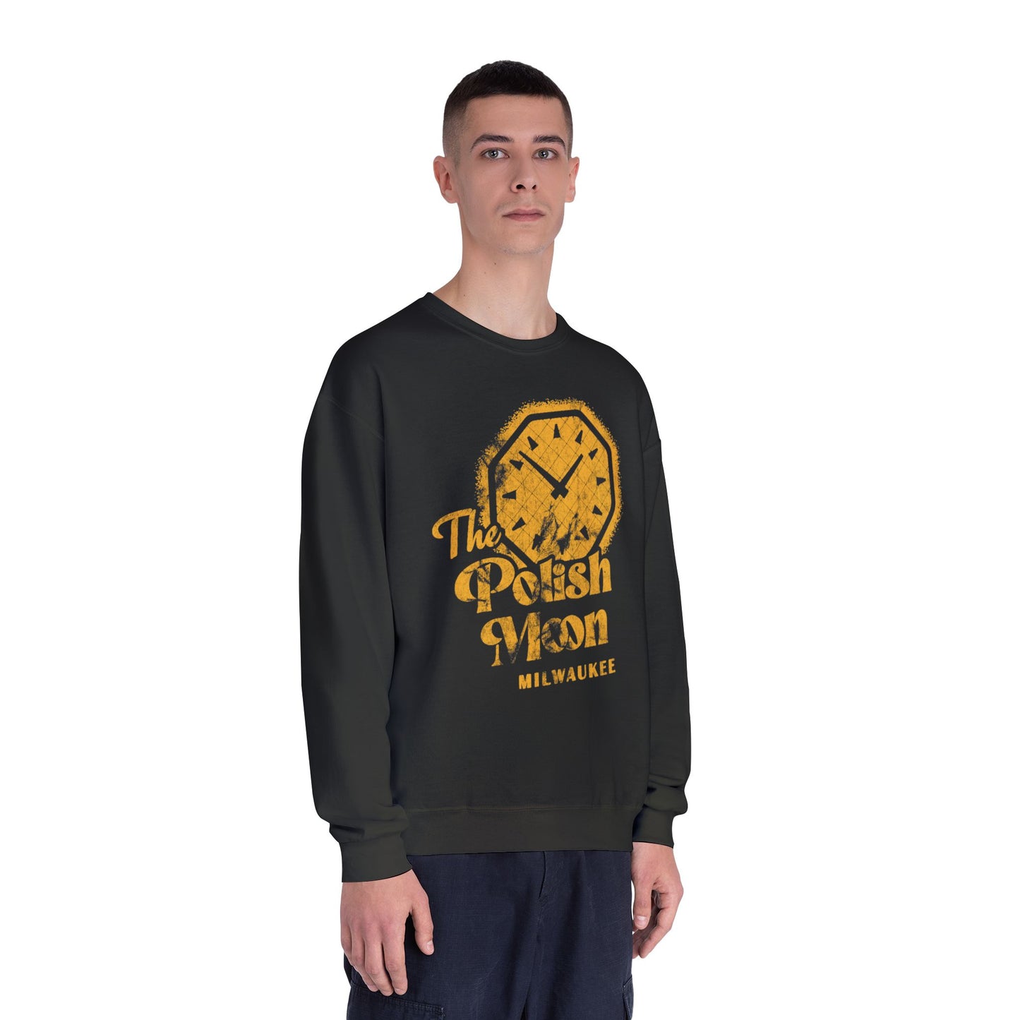 *CUSTOM* The Polish Moon, Milwaukee Adult Crewneck Sweatshirt