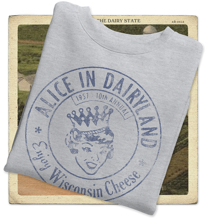 Alice in Dairyland 1957 Adult Crewneck Sweatshirt