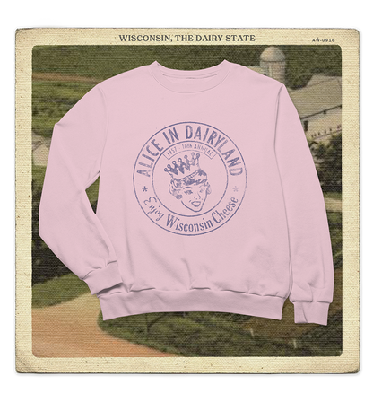 Alice in Dairyland 1957 Adult Crewneck Sweatshirt