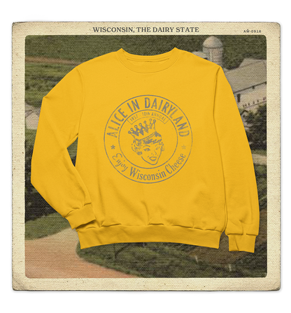 Alice in Dairyland 1957 Adult Crewneck Sweatshirt