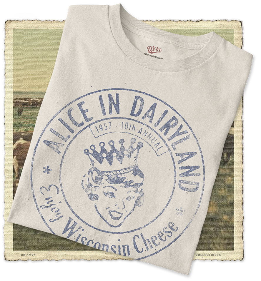 Alice in Dairyland 1957 Adult Tee