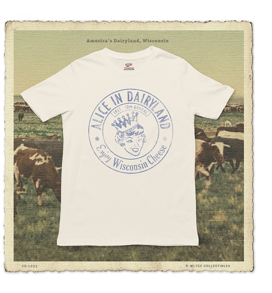 Alice in Dairyland 1957 Adult Tee