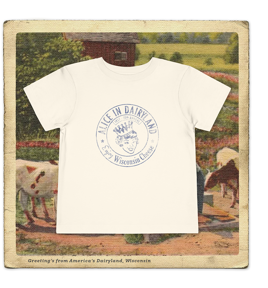 Alice in Dairyland 1957 Toddler Tee