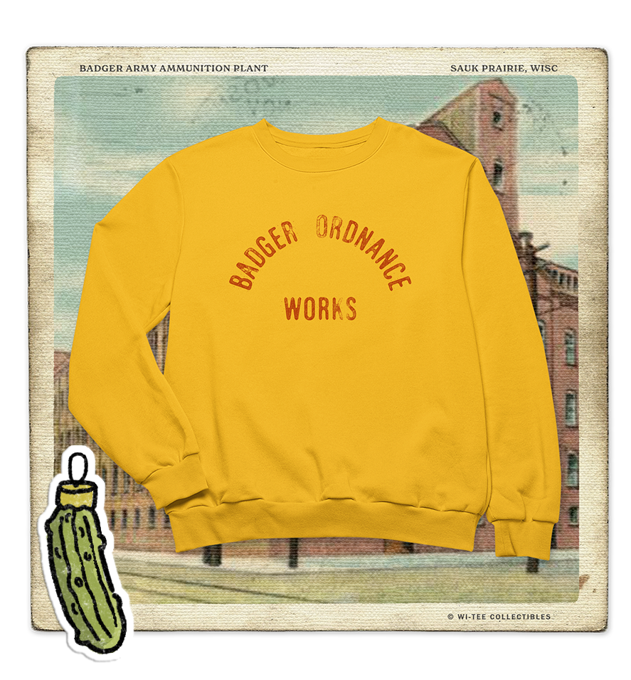 Badger Ordnance Works Adult Crewneck Sweatshirt