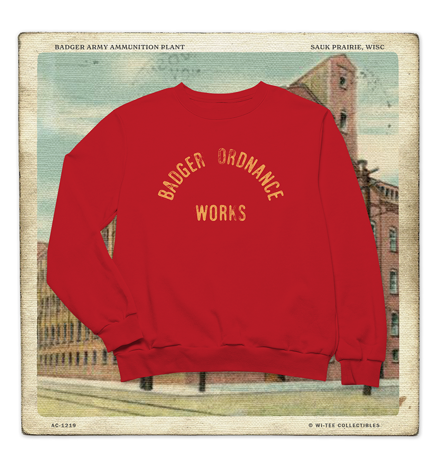 Badger Ordnance Works Adult Crewneck Sweatshirt