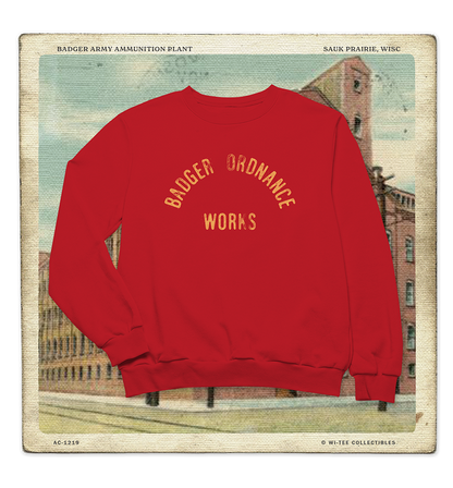 Badger Ordnance Works Adult Crewneck Sweatshirt