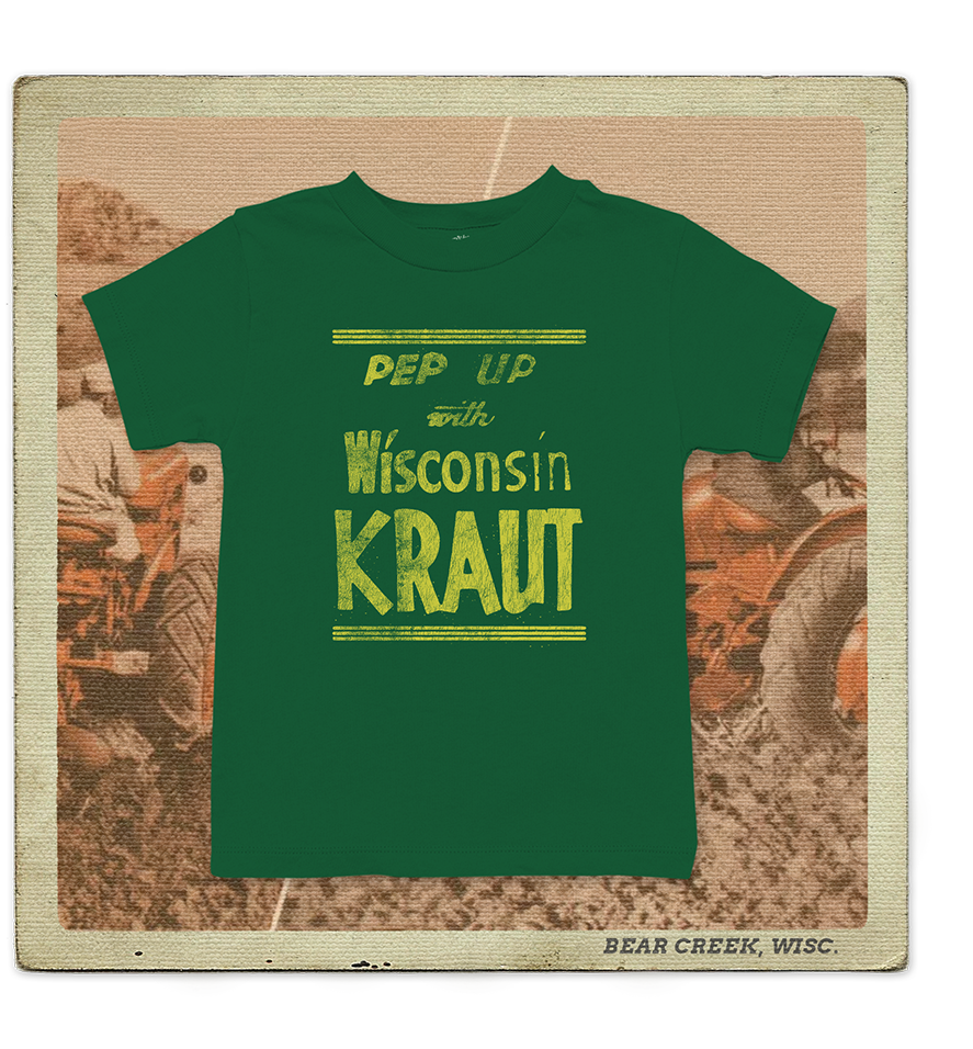 Pep Up with Wisconsin Kraut Toddler Tee