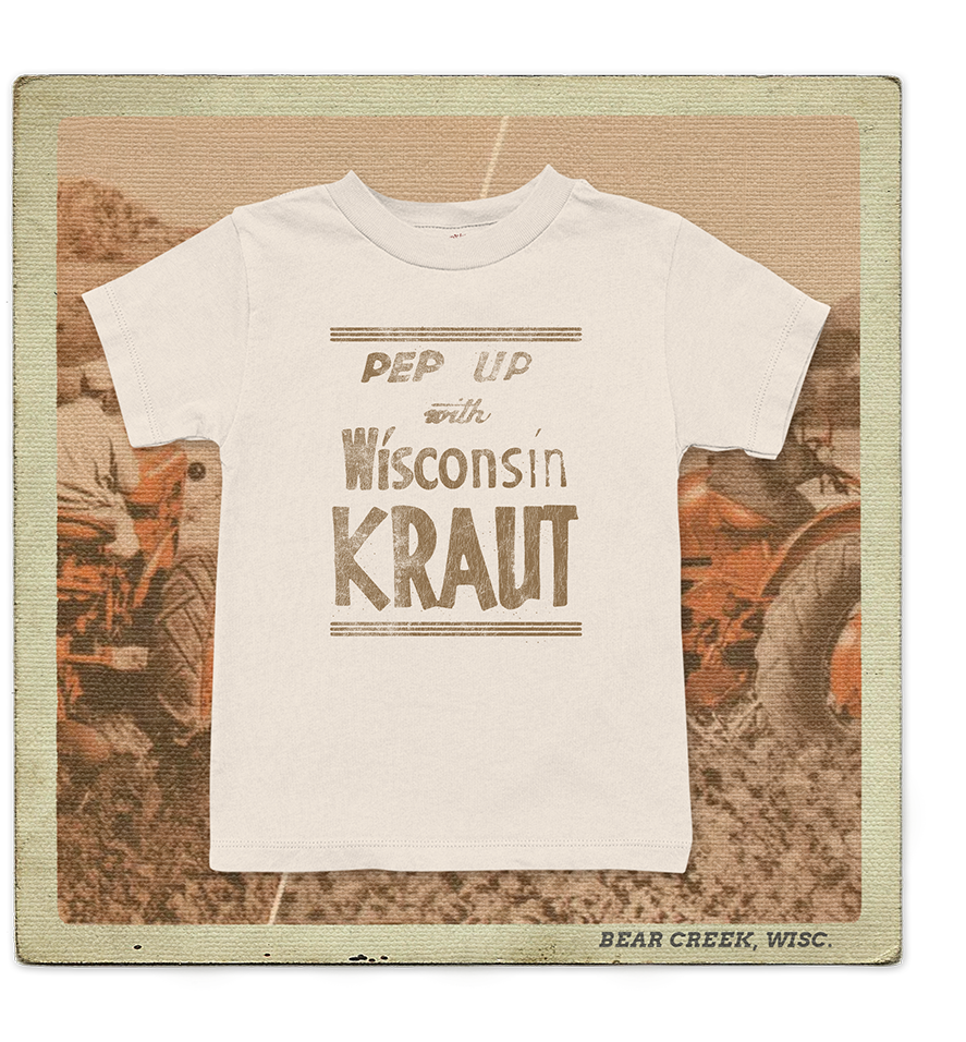 Pep Up with Wisconsin Kraut Toddler Tee