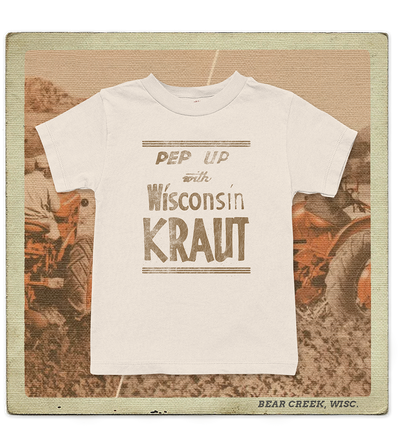 Pep Up with Wisconsin Kraut Toddler Tee