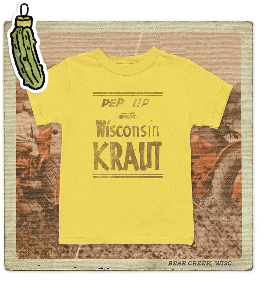 Pep Up with Wisconsin Kraut Toddler Tee