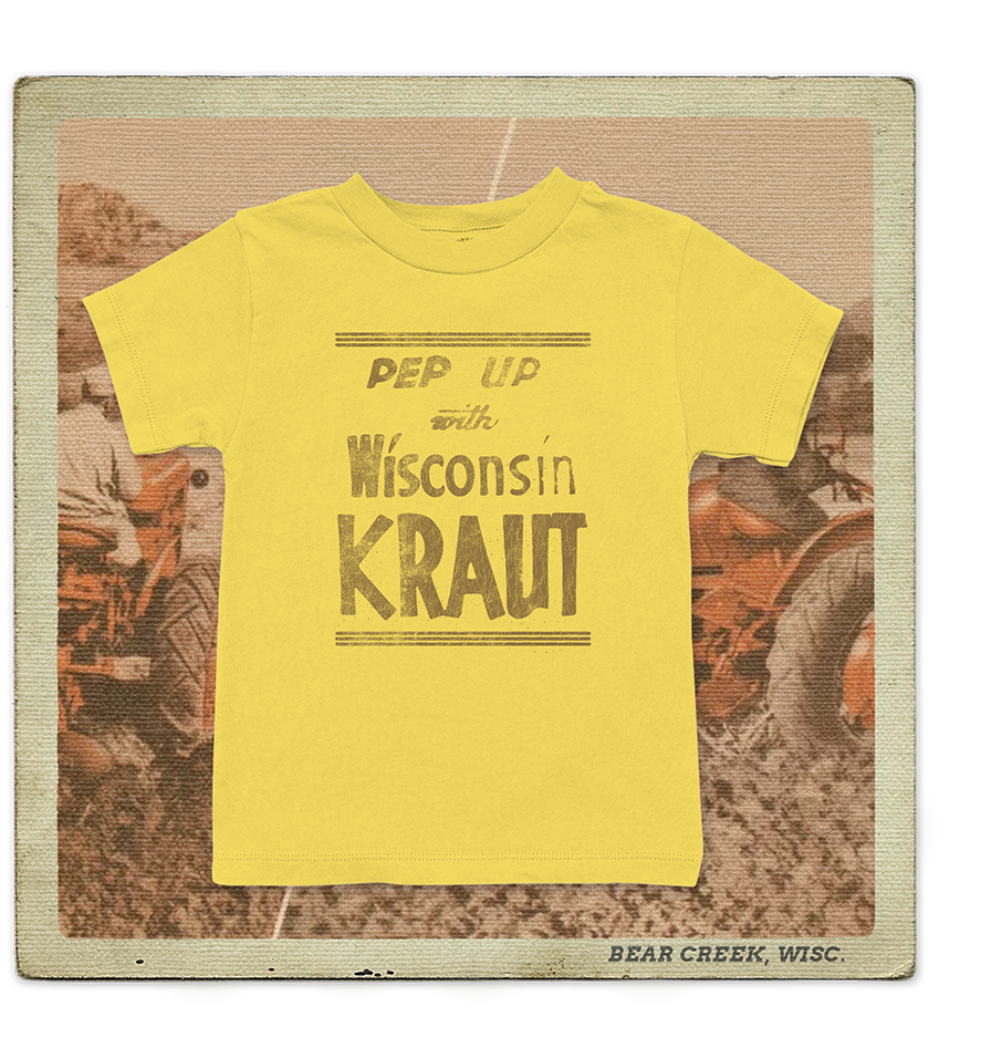 Pep Up with Wisconsin Kraut Toddler Tee