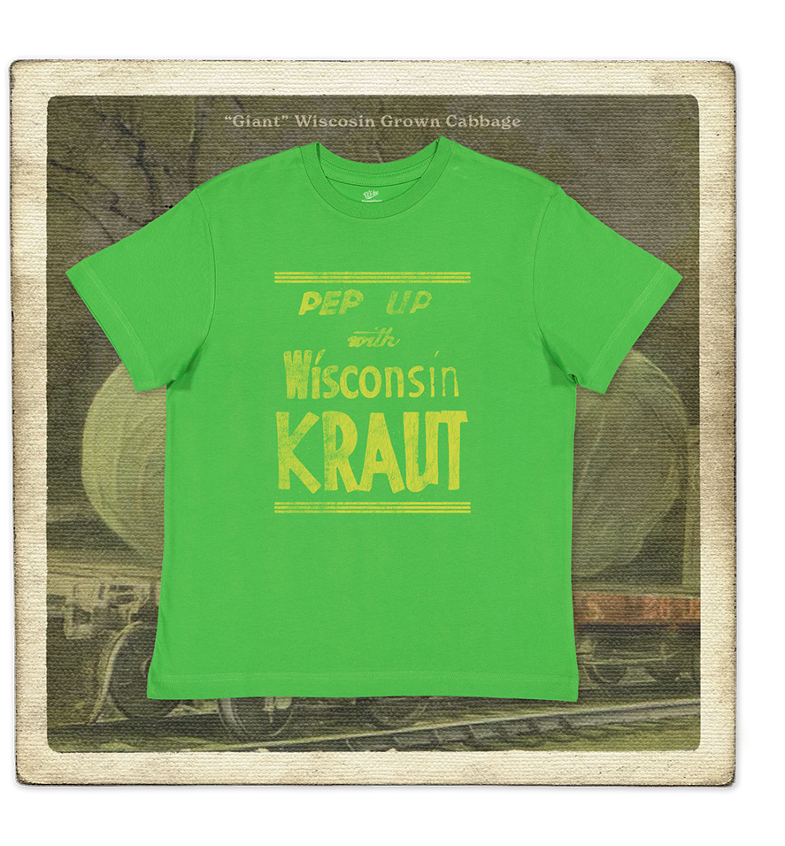 Pep Up with Wisconsin Kraut Youth Tee