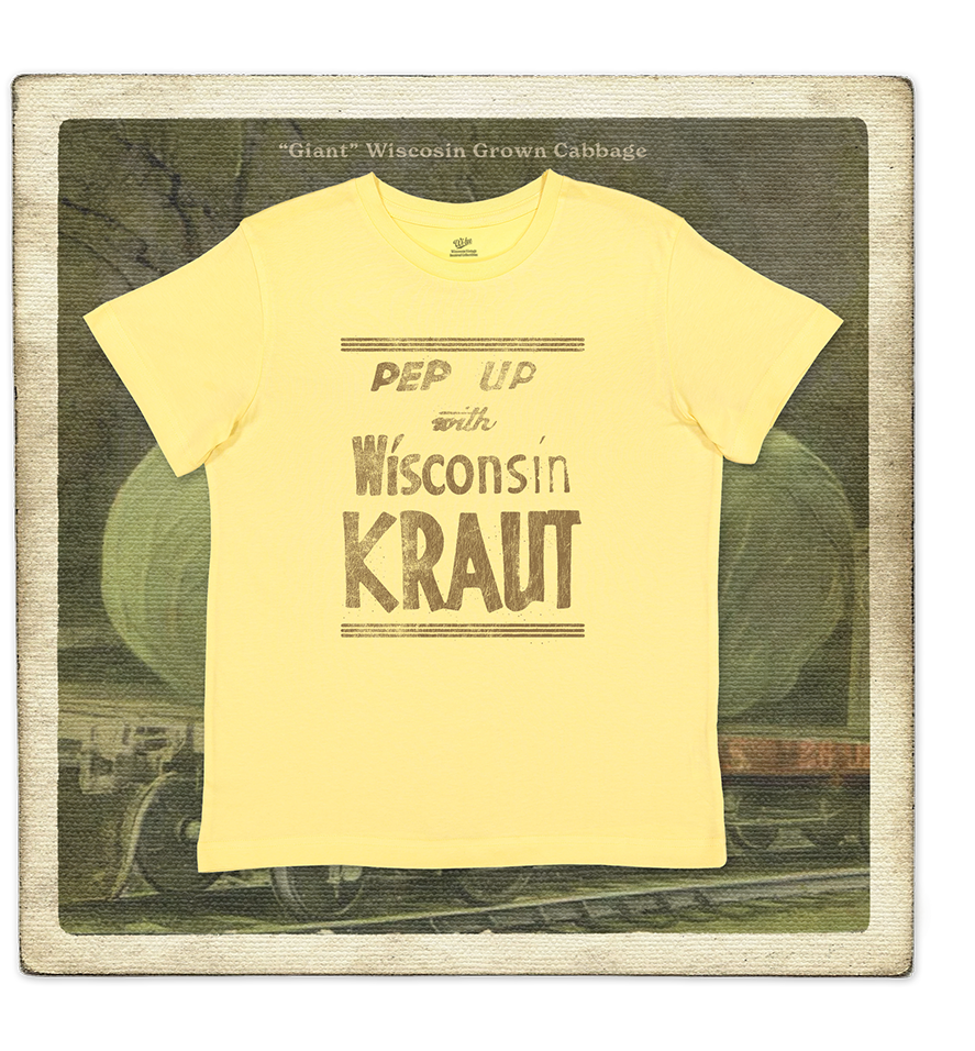 Pep Up with Wisconsin Kraut Youth Tee