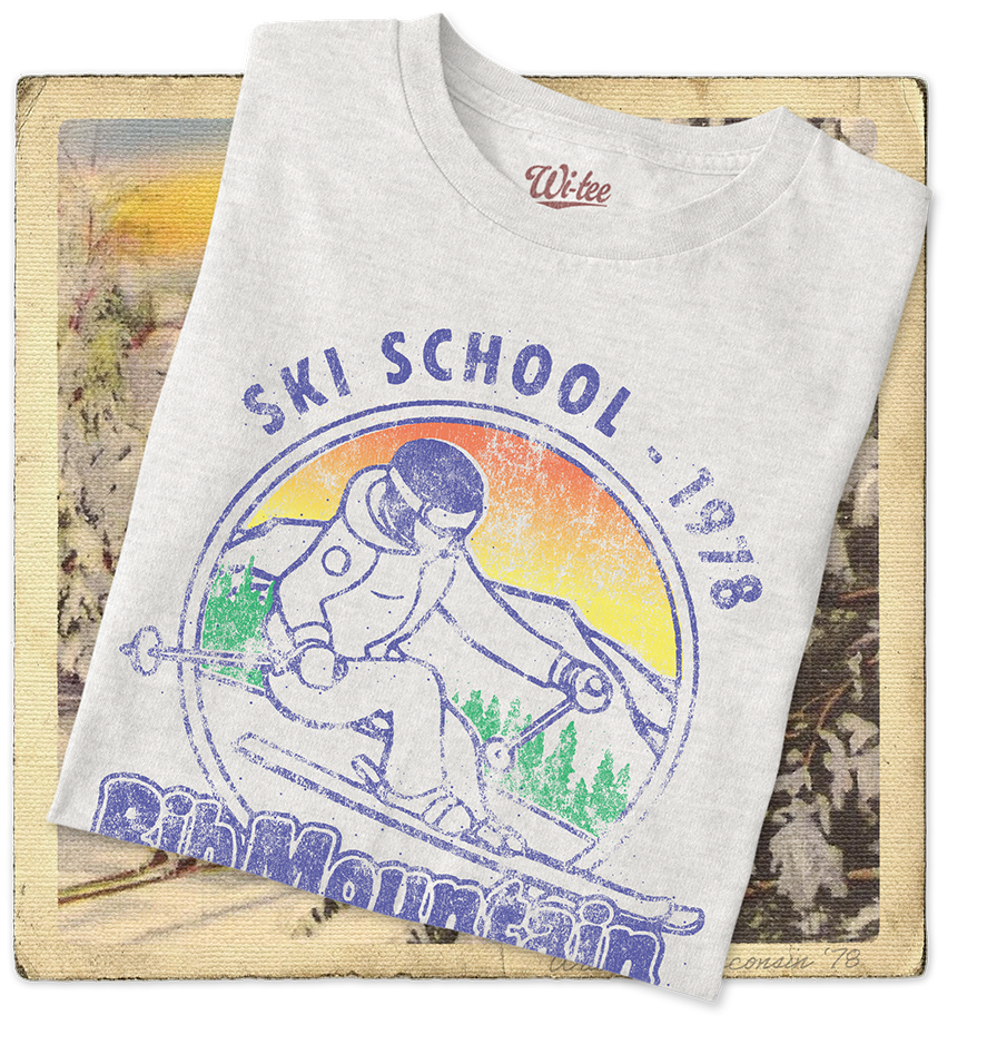 Rib Mountain Ski School 1978 Toddler Tee