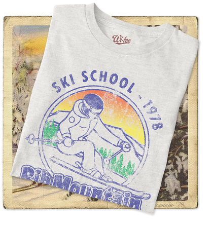 Rib Mountain Ski School 1978 Toddler Tee