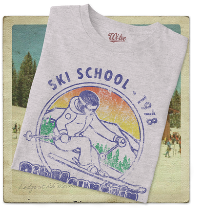 Rib Mountain Ski School 1978 Youth Tee