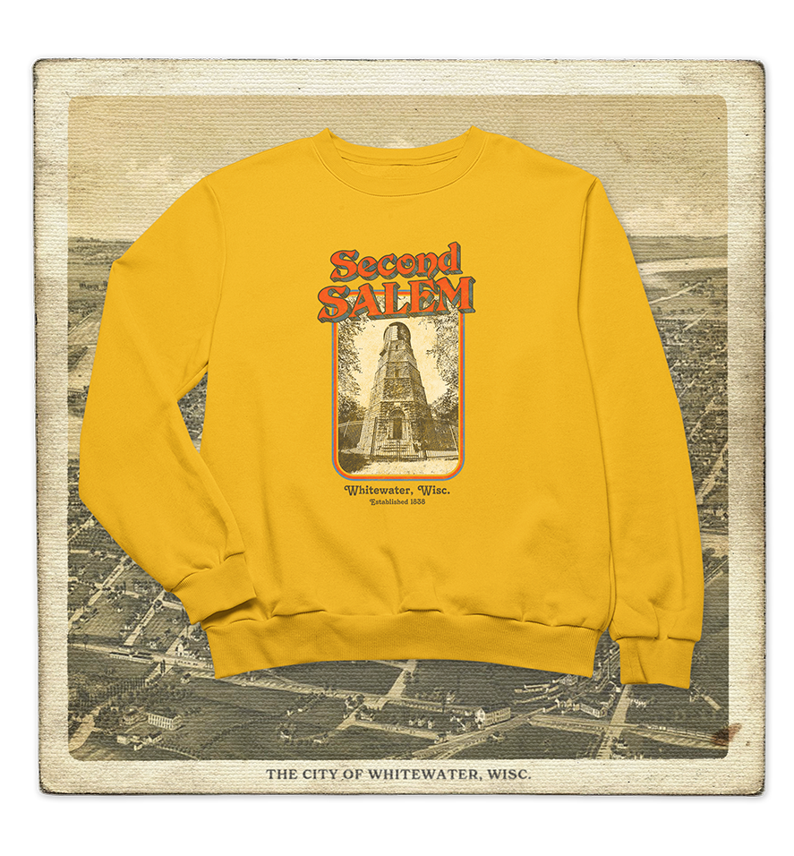 Second Salem, Whitewater, WISC Adult Crewneck Sweatshirt