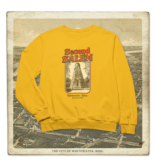 Second Salem, Whitewater, WISC Adult Crewneck Sweatshirt