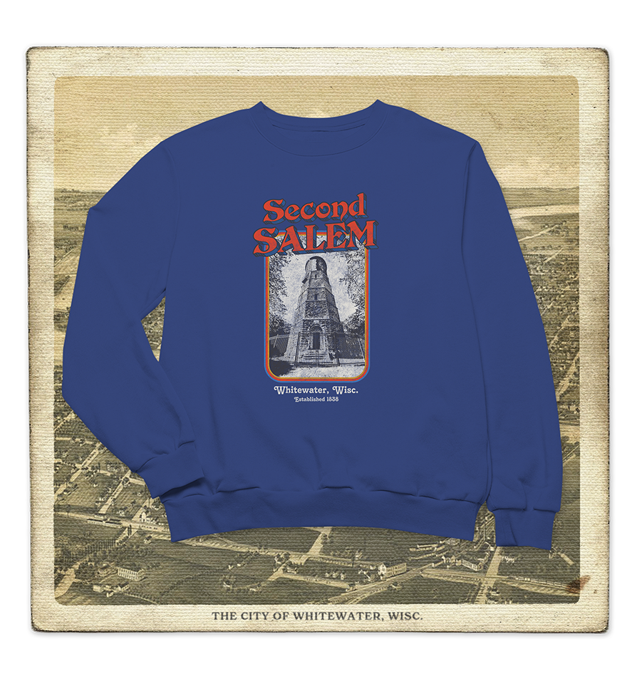 Second Salem, Whitewater, WISC Adult Crewneck Sweatshirt