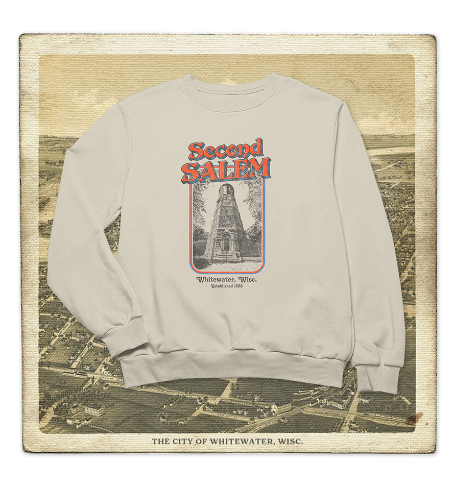 Second Salem, Whitewater, WISC Adult Crewneck Sweatshirt