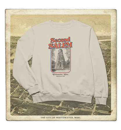 Second Salem, Whitewater, WISC Adult Crewneck Sweatshirt