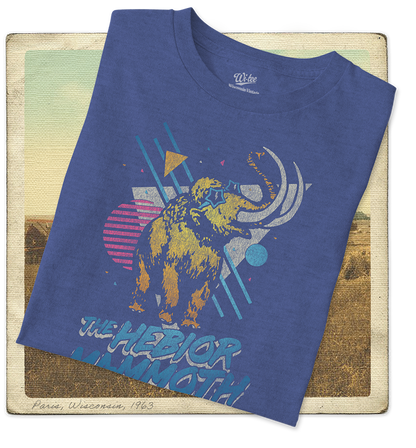 The Hebior Mammoth, Paris, WI Adult Tee