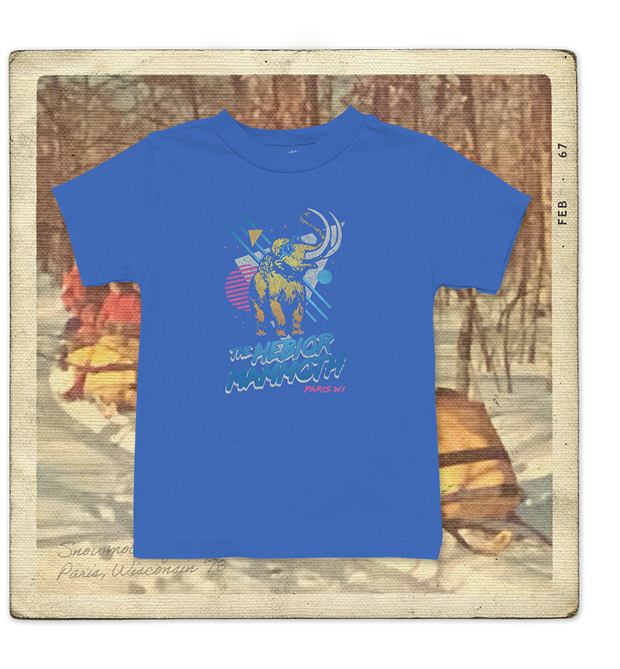 The Hebior Mammoth, Paris, WI Toddler Tee