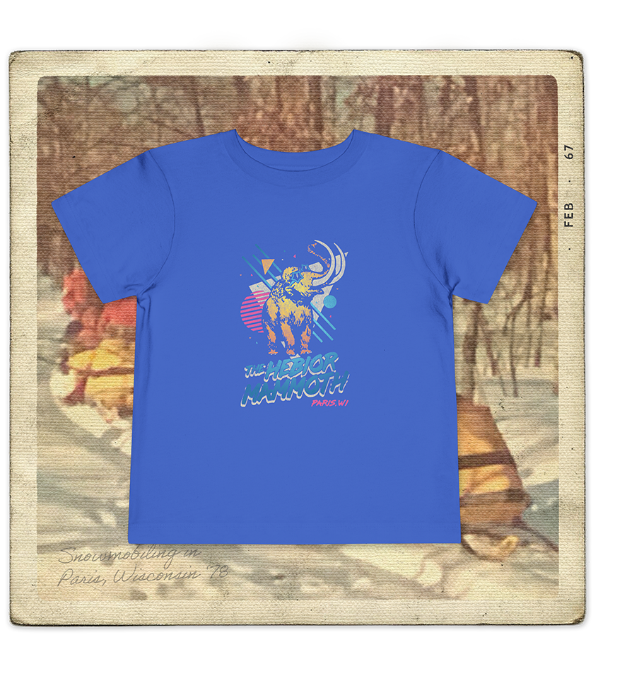 The Hebior Mammoth, Paris, WI Toddler Tee