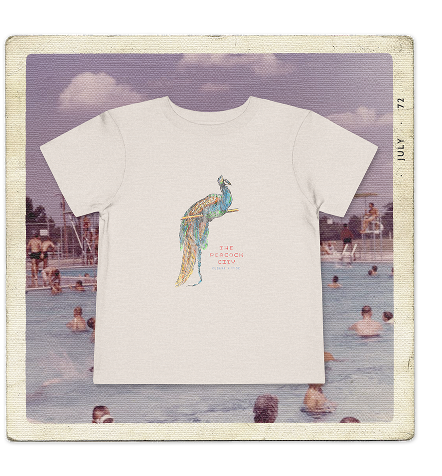 The Peacock City, Cudahy, WISC Toddler Tee